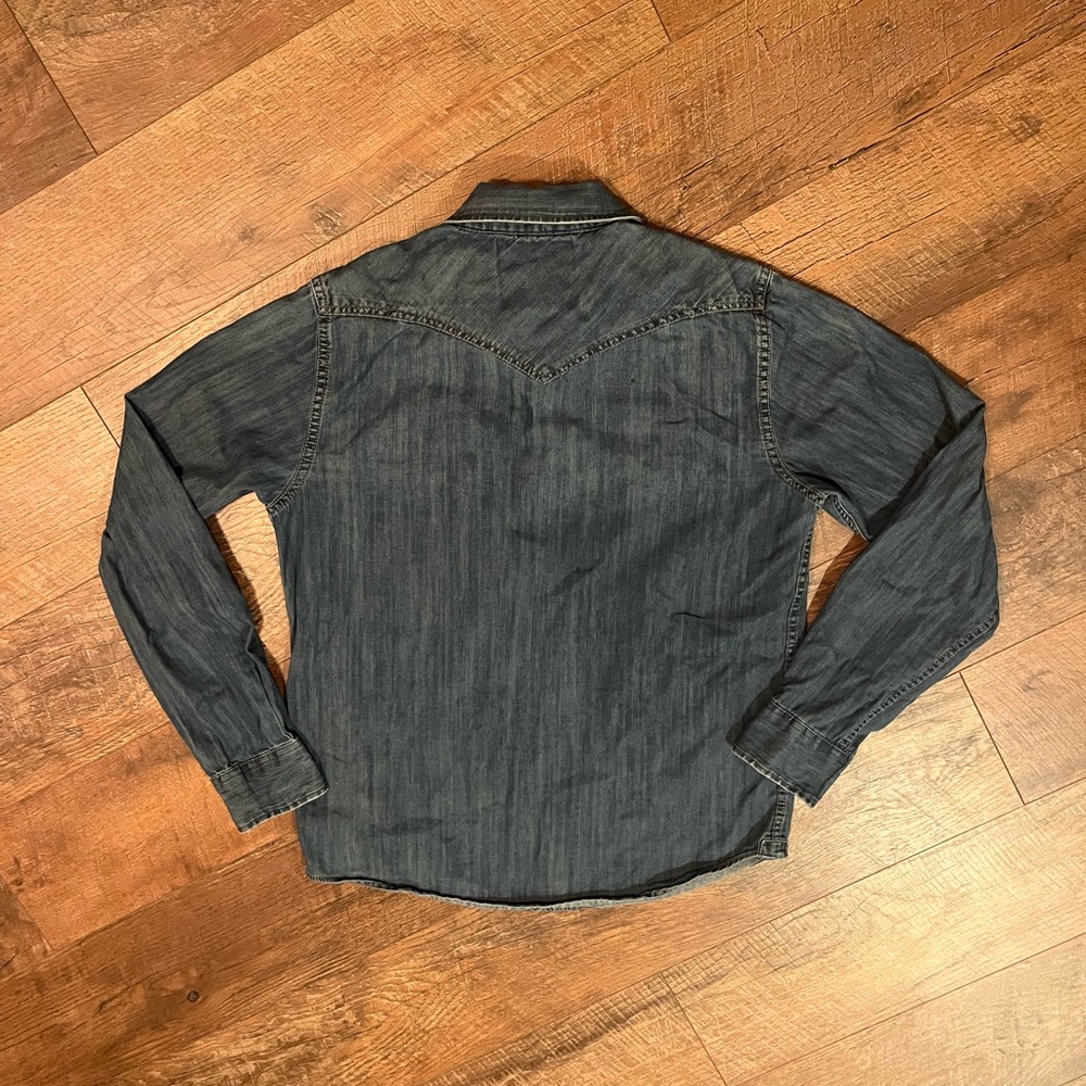 Aeropostale Blue Denim Shirt - Picture 6 of 6